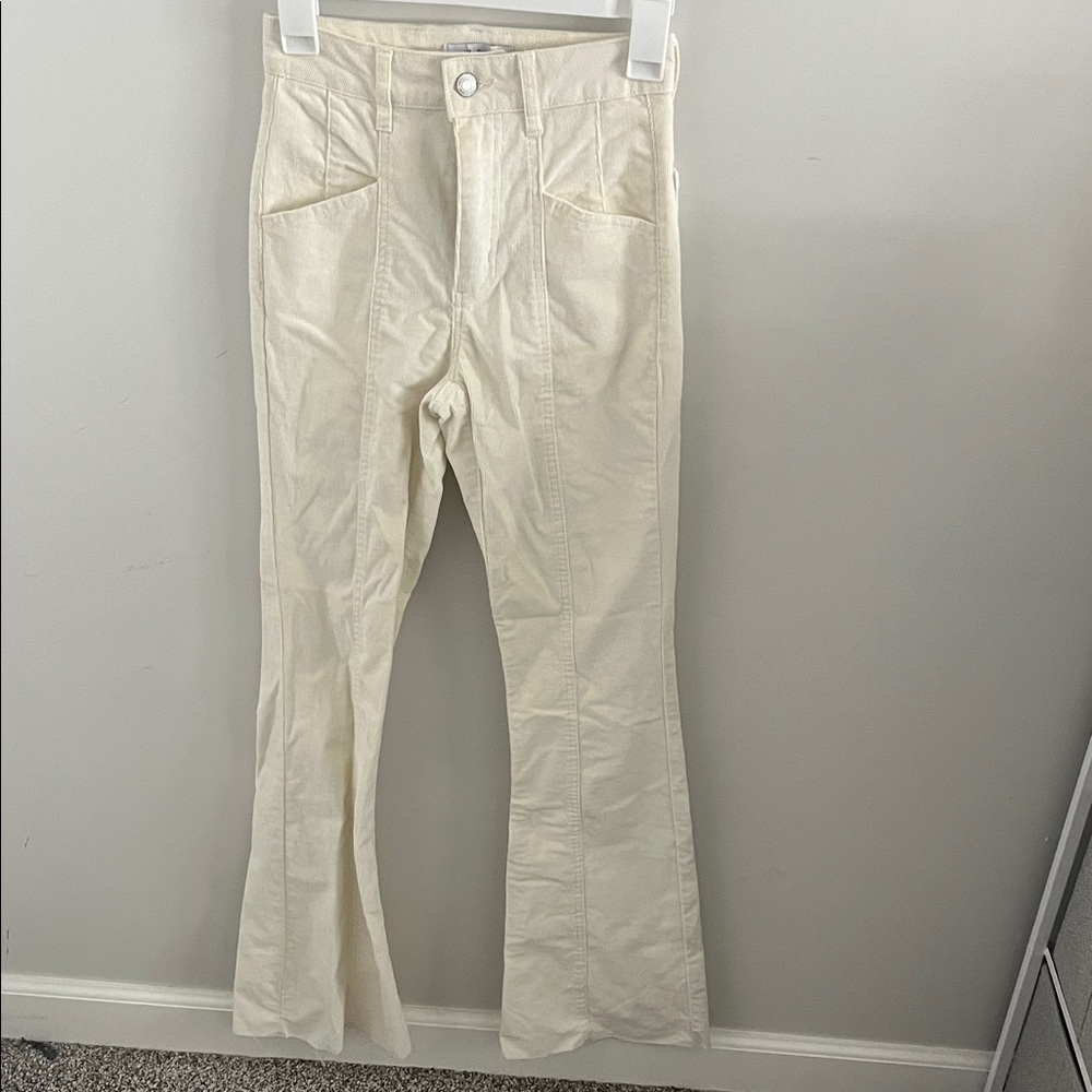 Vanilla Star Cream Corduroy Pants